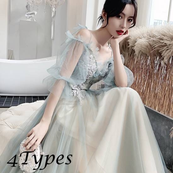 ドレス パーティードレス レディース ロング 結婚式 二次会 お呼ばれ 演奏会 パーティ フォーマル ニュアンスカラー ナチュラル 上品 フェミニン 背中あき 20代 30代 大きいサイズ