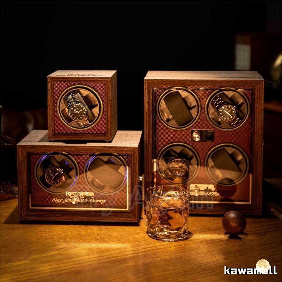 団体購入8件時計ケース 木製 腕時計 収納ケース 4本収納 高級ウォッチボックス プレゼント ウォッチワインダー 自動巻き時計 自動巻き ワインディングマシーン 父の日ギフト