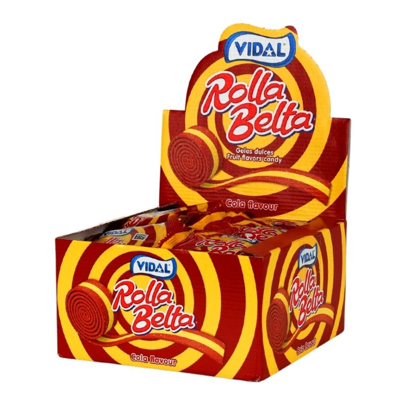 [スペインゼリー] ビダル ロールベルトゼリー コーラ味 24個 456g