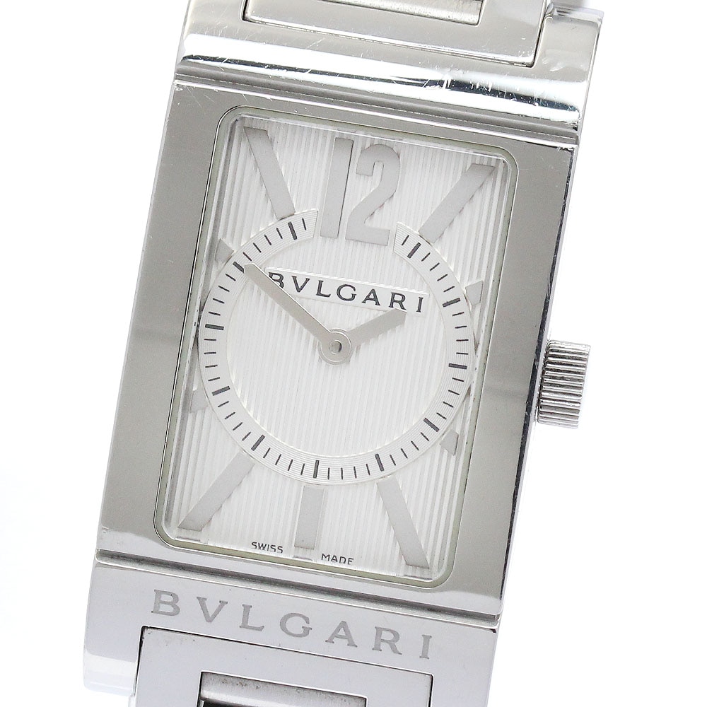 ブルガリ BVLGARI RT39S レッタンゴロ クォーツ レディース _885251【中古】