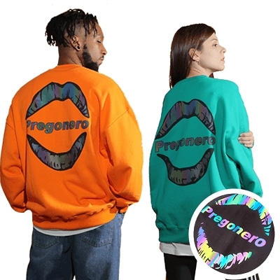 プリズム スコッチ シグニチャー 唇 スウェᆺシャツ