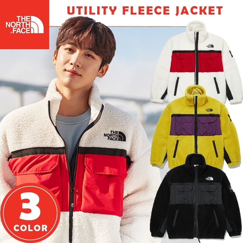 韓国正規品保証 関税負担なし NJ4FM52J UTILITY FLEECE JACKETデイリー 基本 着装 男子 女子 人気 韓国 ファッション 男女共用 アウトドア