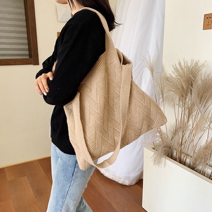 3色 トートバッグ レディース 大容量 大きめ 2way カジュアル おしゃれ キャンバス スクエア 四角 大きい ビッグサイズ 大人可愛い シンプル カジュアル 大人 上品 おしゃれ レトロ 柄 ブ