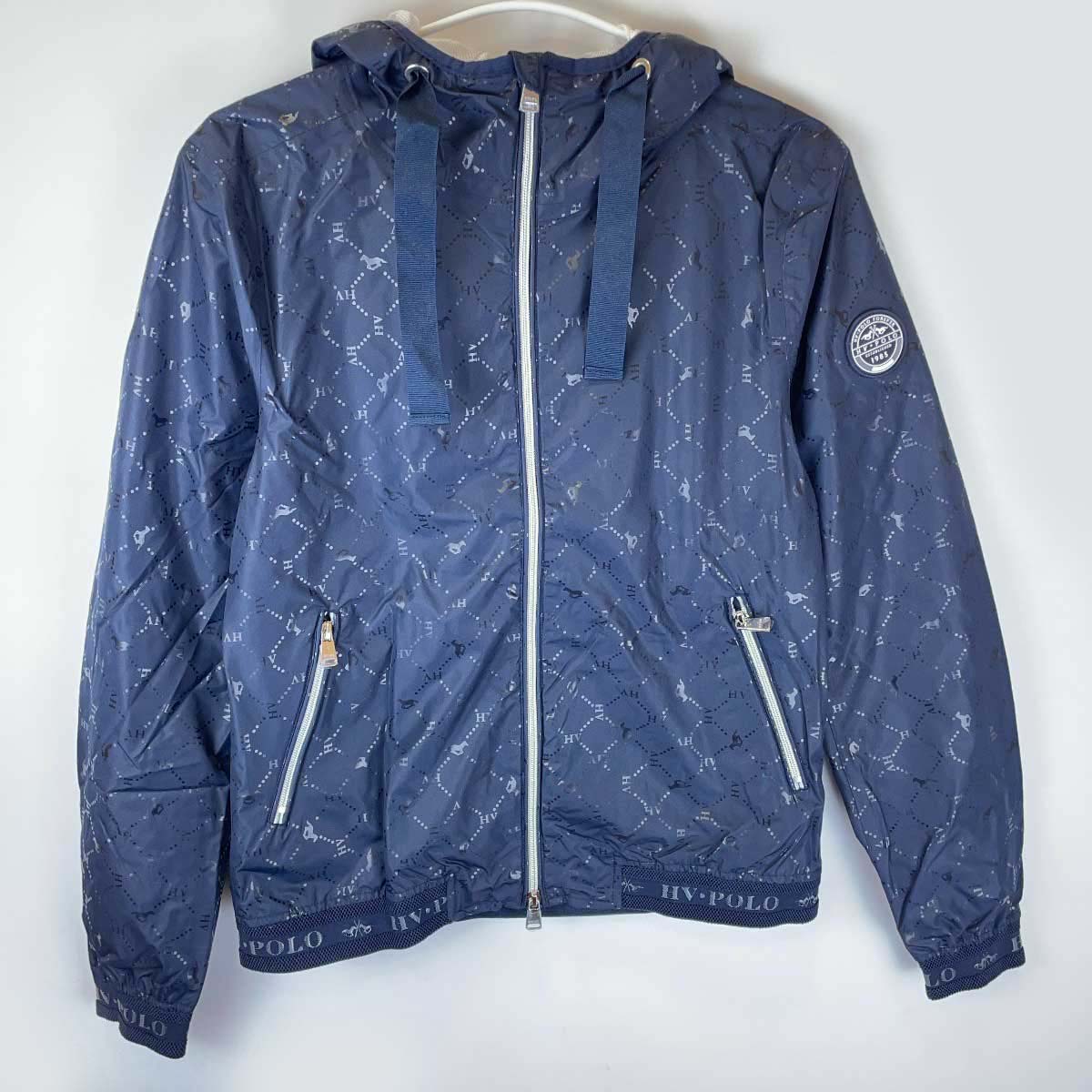 【中古・未使用品】HV POLO Caitlin パッカブル ジャケット Packable bag jacket S ネイビー 406093202 レディース 乗馬 馬術