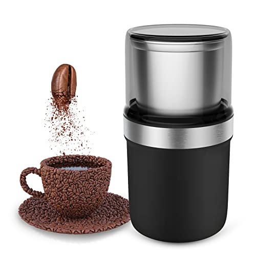 コーヒーミル 86%OFF 電動 カッター 電動コーヒーミル メーカー公式ショップ 水洗い可能 粉末 コーヒー豆 ひき機
