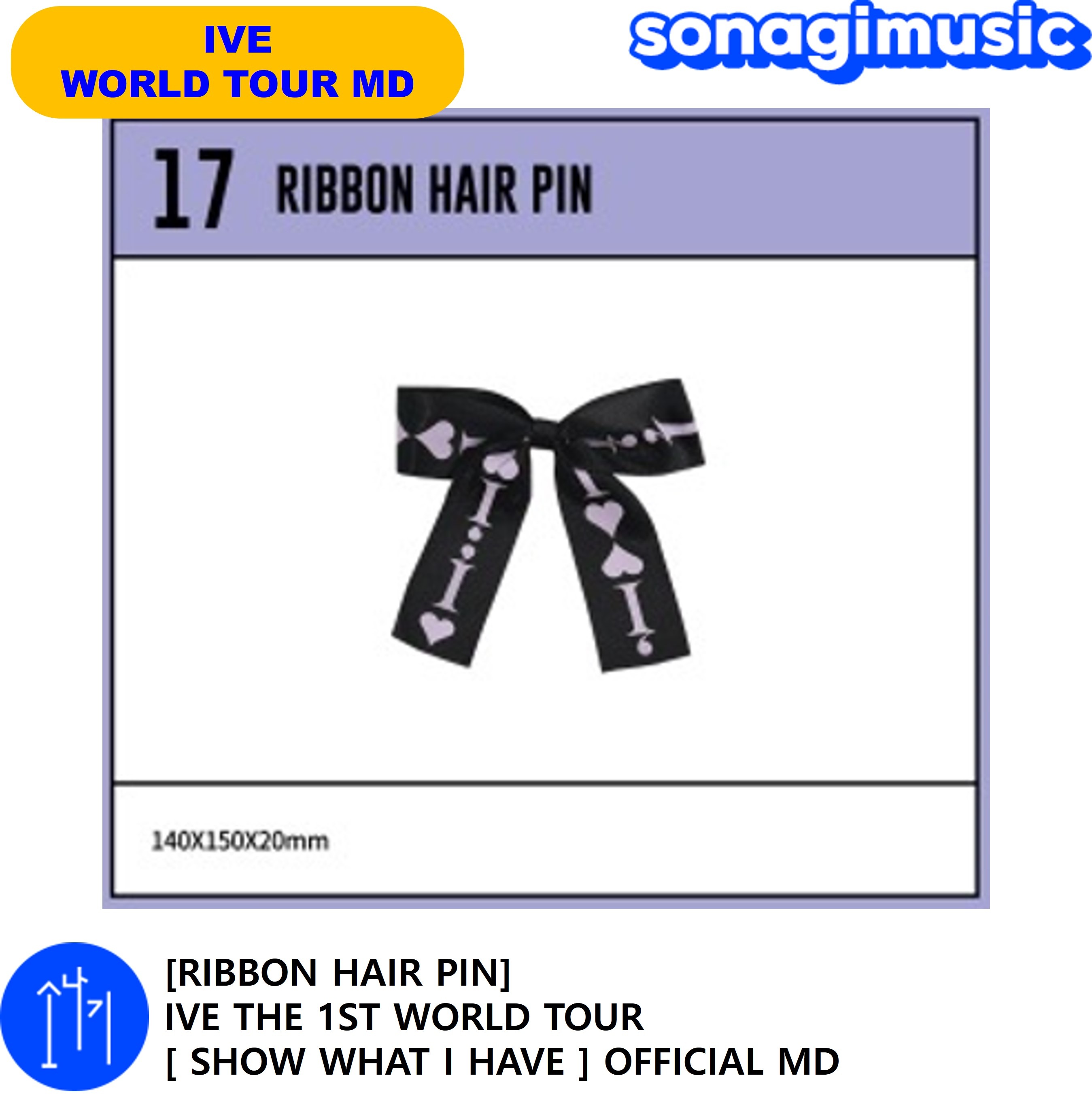 Qoo10] STARSHIPエンターテインメント [公式] [RIBBON HAIR PI