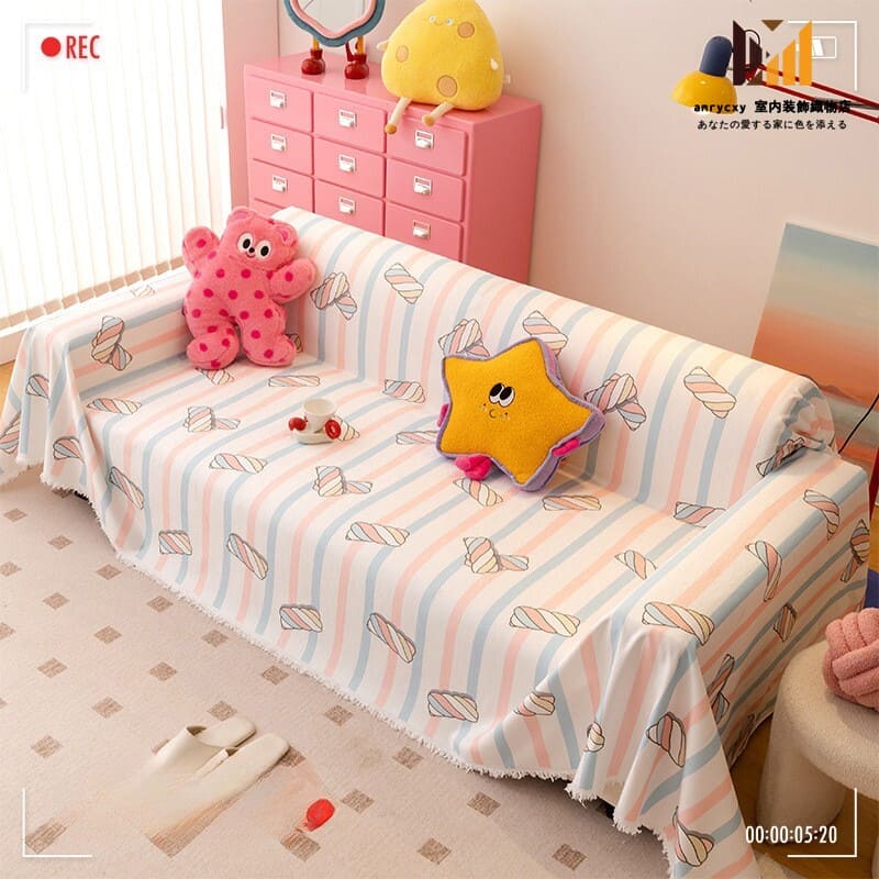 2025年新作 ドーパミンデザイン 高級感フルカバーソファカバー オールシーズン対応 防猫爪 万能ソファ布