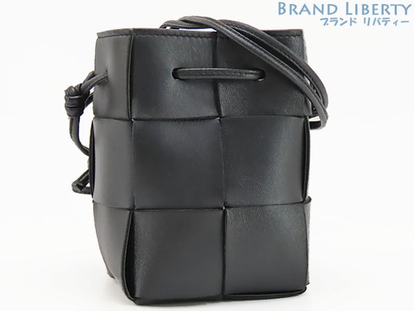 超美品ボッテガヴェネタイントレチャートミニカセットクロスボディバケットバッグショルダーバッグショルダーポーチ