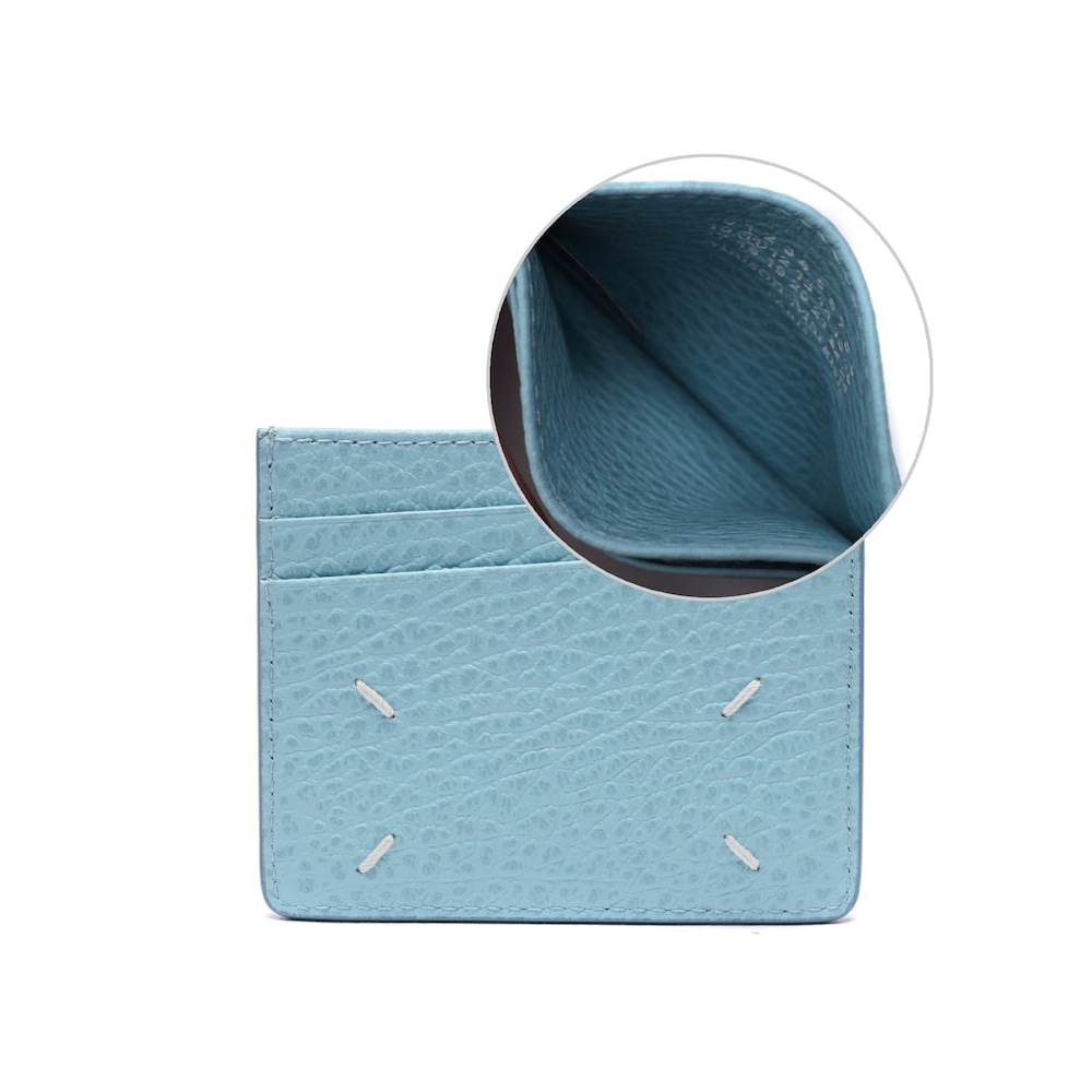 メゾンマルジェラ [メゾンマルジェラ] 23FW ユニセックスステッチカードウォレット (SA1VX0006 P4455 T6197 23F) PVOSA1VX0006P4455T61900