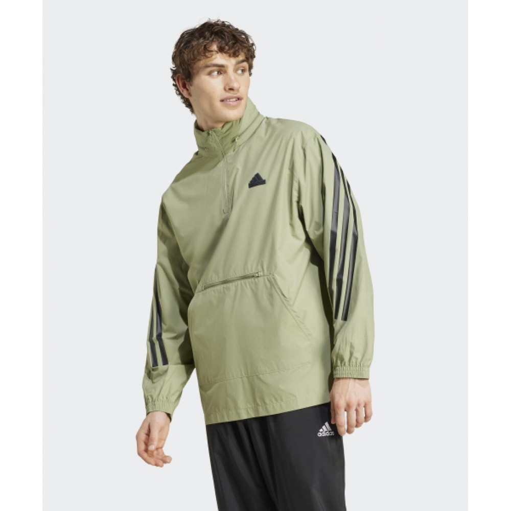 アディダスフューチャーアイコン 3S ウーブンウインドブレーカー-グリーン/IW8571