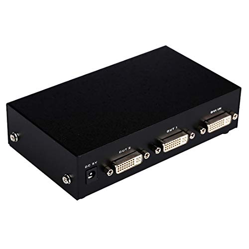 サイズ：2分配 ES-Tune DVI分配器 DVIスプリッター 1入力2出力 ハイビジョン HD