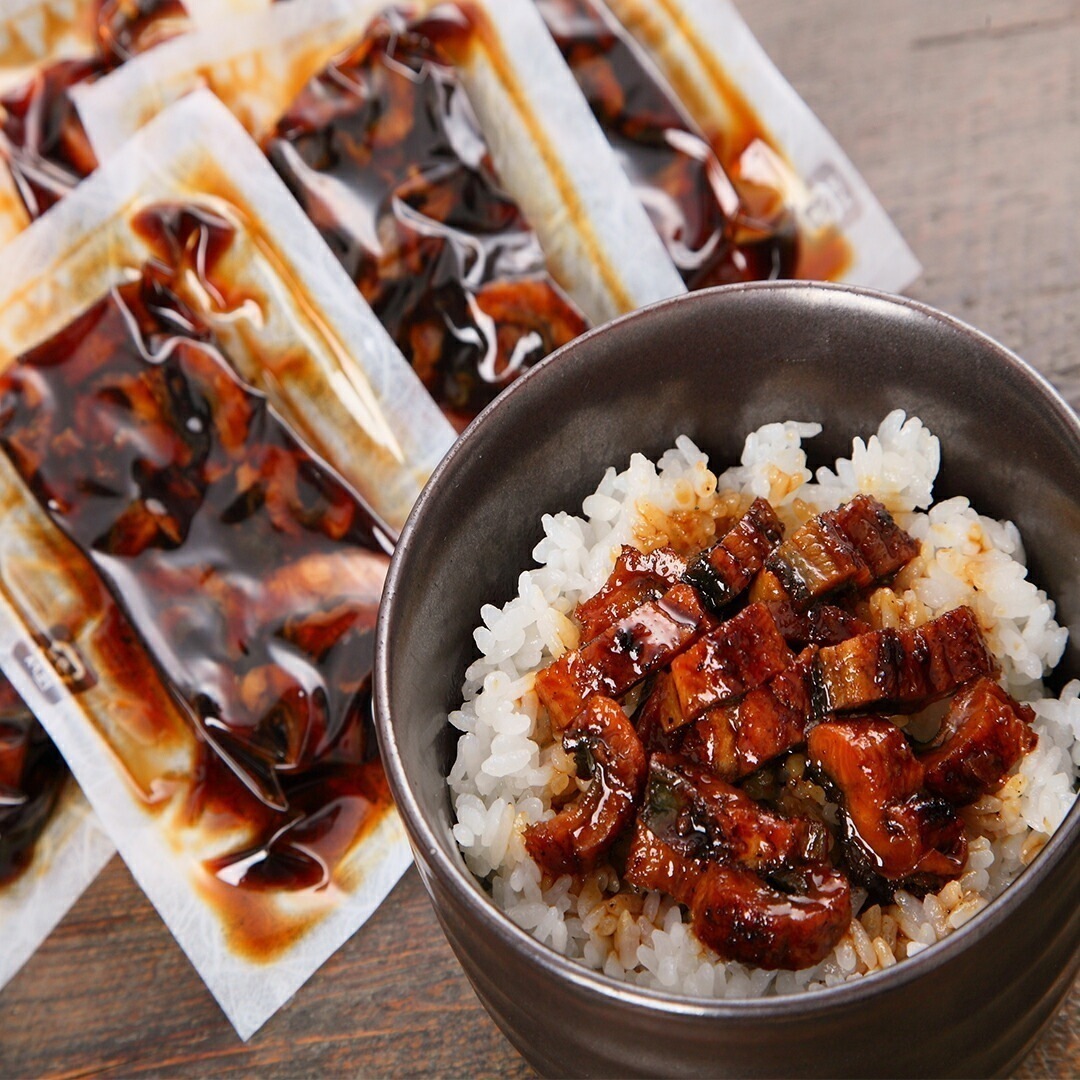 鰻楽 うなぎ蒲焼(きざみ) 50g(きざみうなぎ約30g+タレ20g)7 【産直メーカー直送品】