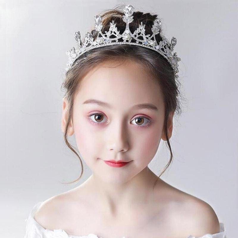 子供用小物女の子 王冠 ピアノ発表会 結婚式 発表会 パール付き 花嫁 フォーマル 七五三 子供ヘッドドレス 品物を厳選するヘアアクセサリー 髪飾り ヘアピン雑貨小物子供用アクセサリー
