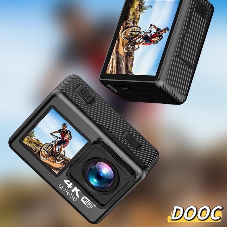 【2024初発売！国内即納！】アクションカメラ 4K 2000万画素 30M防水カメラ WiFi搭載 水中カメラ 6軸手ぶれ補正 リモコン付き ウェアラブルカメラ カメラ ビデオカメラ