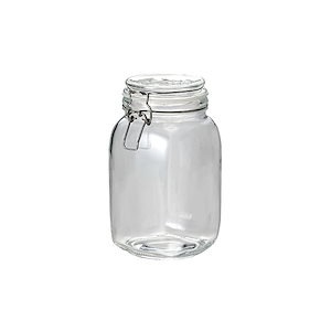 【即納】パール金属 梅酒瓶 果実酒びん 1.5L 1,500ml ガラス製 角型 保存 ビン イタリアーナ L-1012