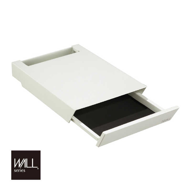 ナカムラ　WALL テレビスタンド V2V3V5対応 収納付きゲーム機棚板 サテンホワイト　D05000024