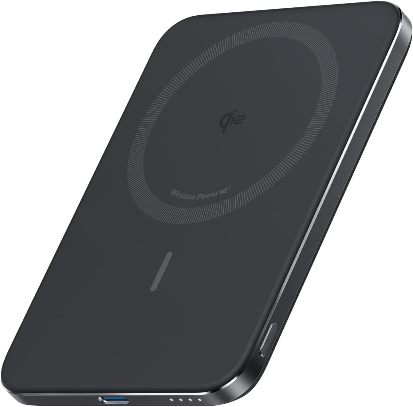Anker Nano Power Bank (5000mAh, MagGo, Slim) Qi2認証 ワイヤレス充電 最大出力15W MagSafe対応 マグネット式ワイヤレス充電対応 コンパクト 薄