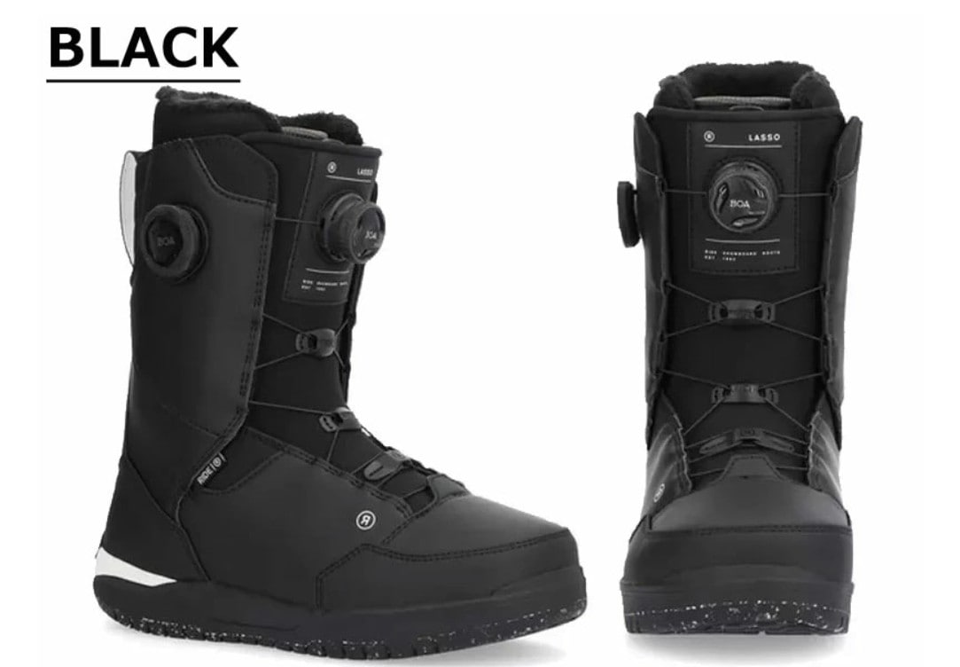 新品未使用 24-25 RIDE BOOTS LASSO BLACK M25.5cm 土日祝発送OK 8 ライド