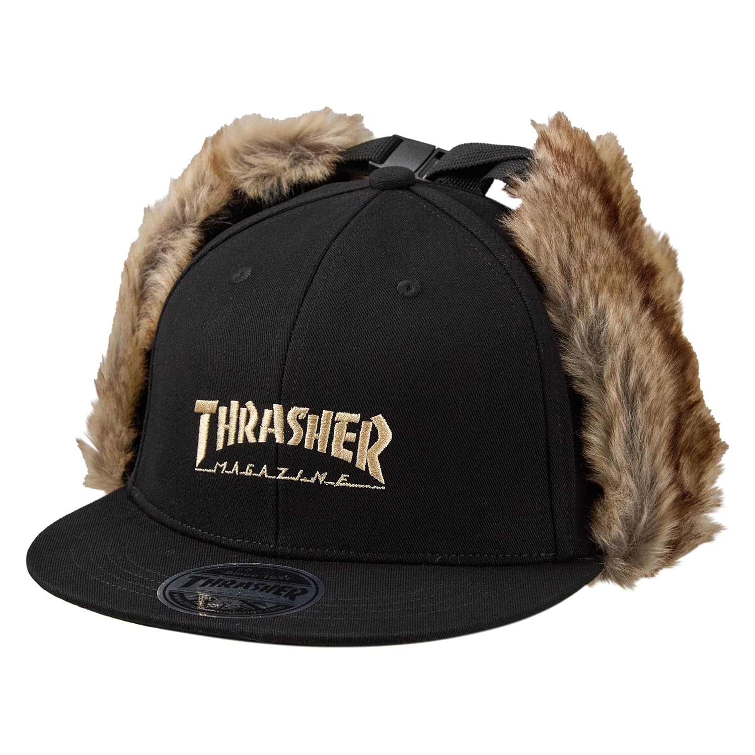 [スラッシャー] 平つばフライトキャップ (MAG LOGO・イヤーフラップ) [ 24TH-C56 / GONZ LOGO CAP ] 帽子 防寒