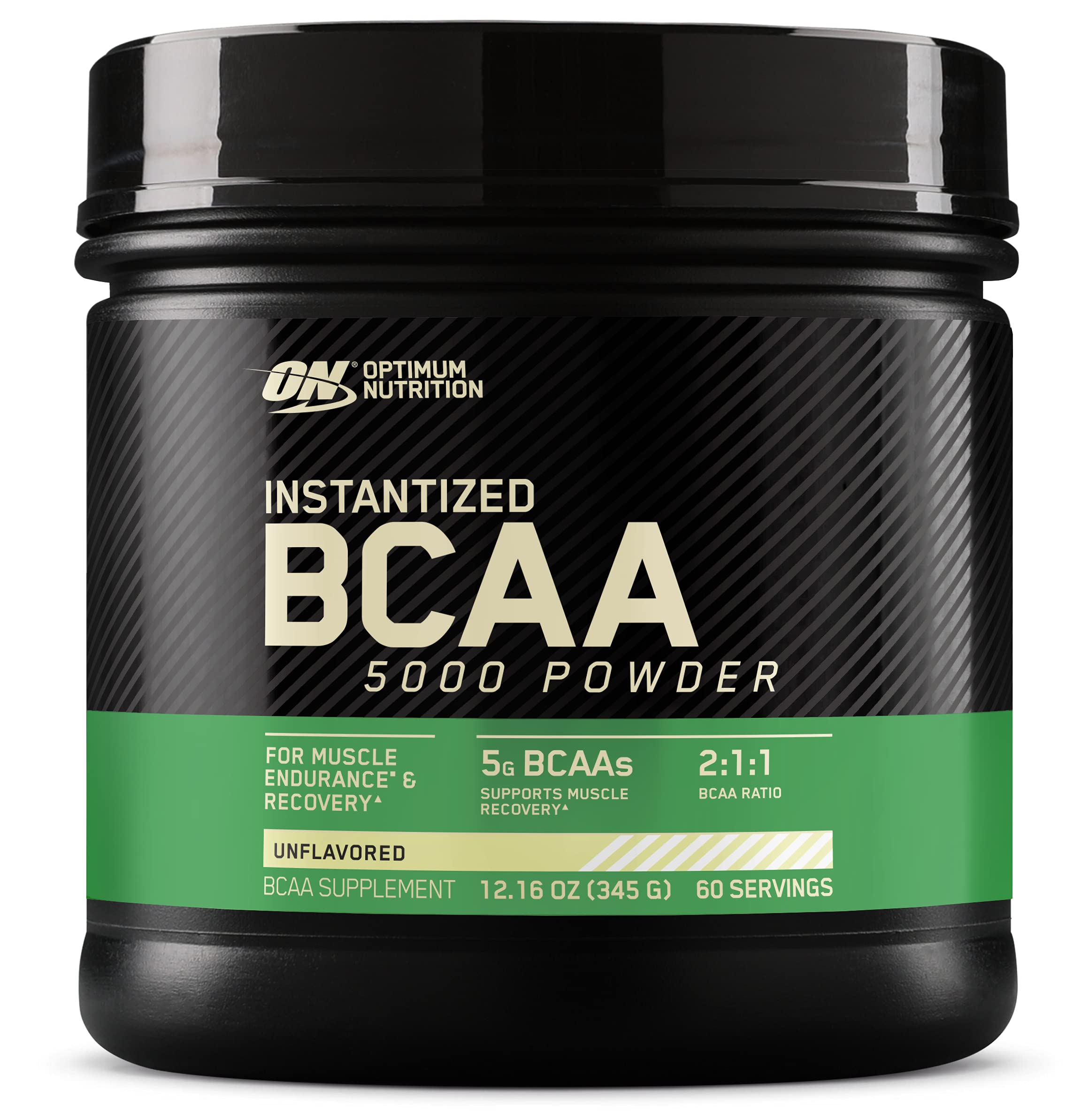 【国内正規品】ON BCAA 5000 パウダー 345g (ノンフレーバー) 分岐鎖アミノ酸 オプティマムニュートリション(Optimum Nutrition)