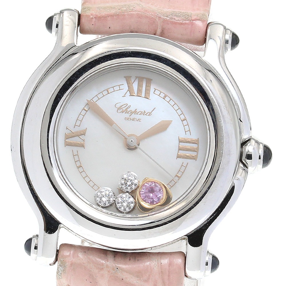 ショパール Chopard 27/8245-23 ハッピースポーツ クォーツ レディース _688749【中古】