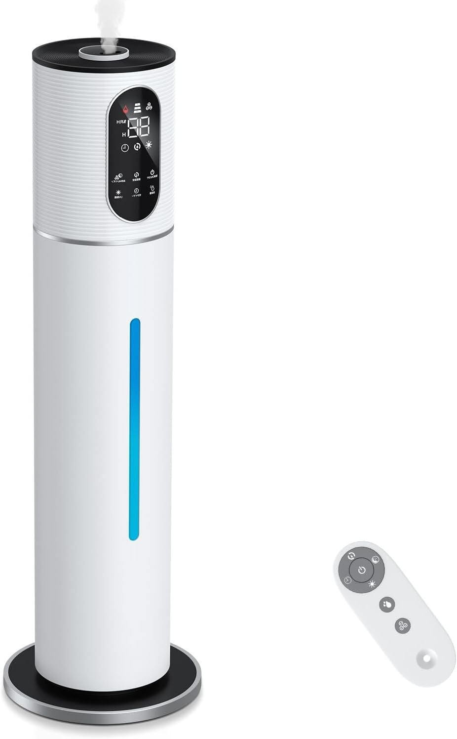 加湿器 大容量 10L 【2024冬新登場 多重除菌 & 自動湿度調整】 上から給水 超音波式 3段階ミスト調整 マイナスイオン UVライト除菌 超音波加湿器 空気清浄機 湿度設定 長時間連続加湿 タ