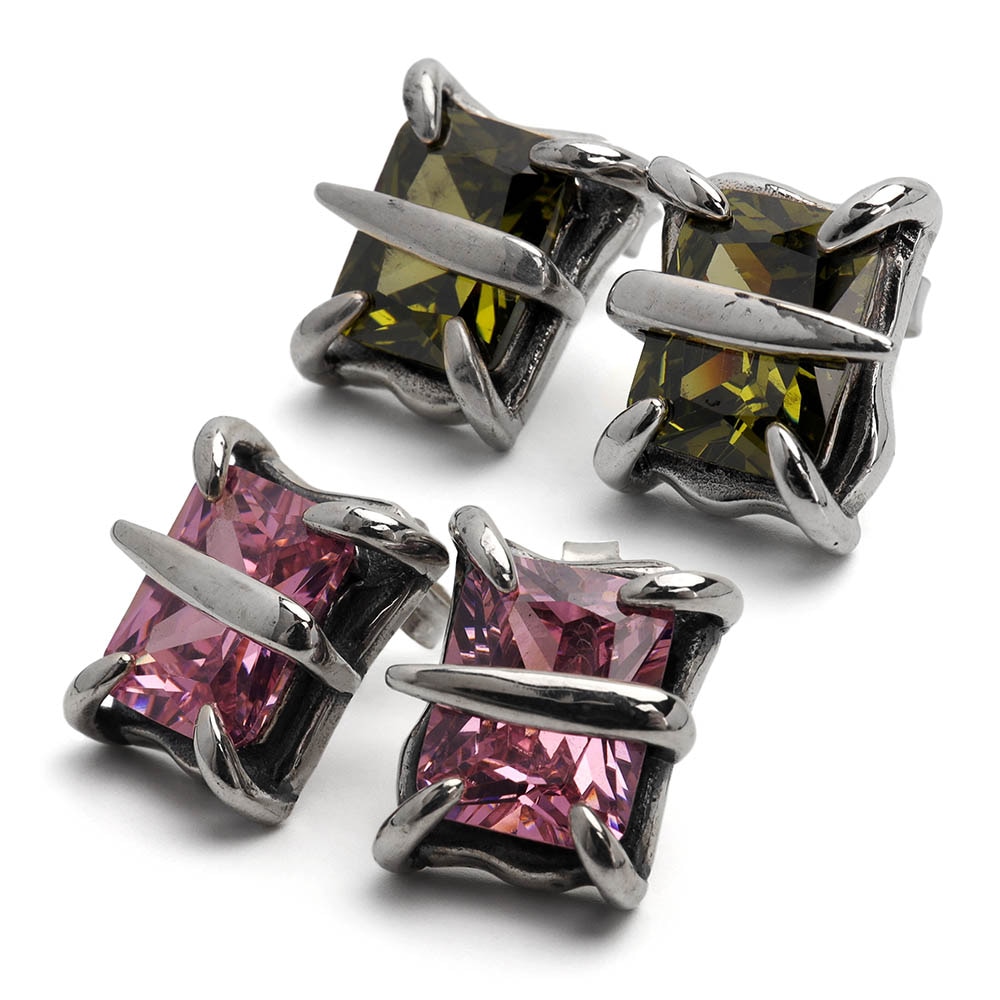 シルバー925 ジルコニアピアス 1粒 [ce386]