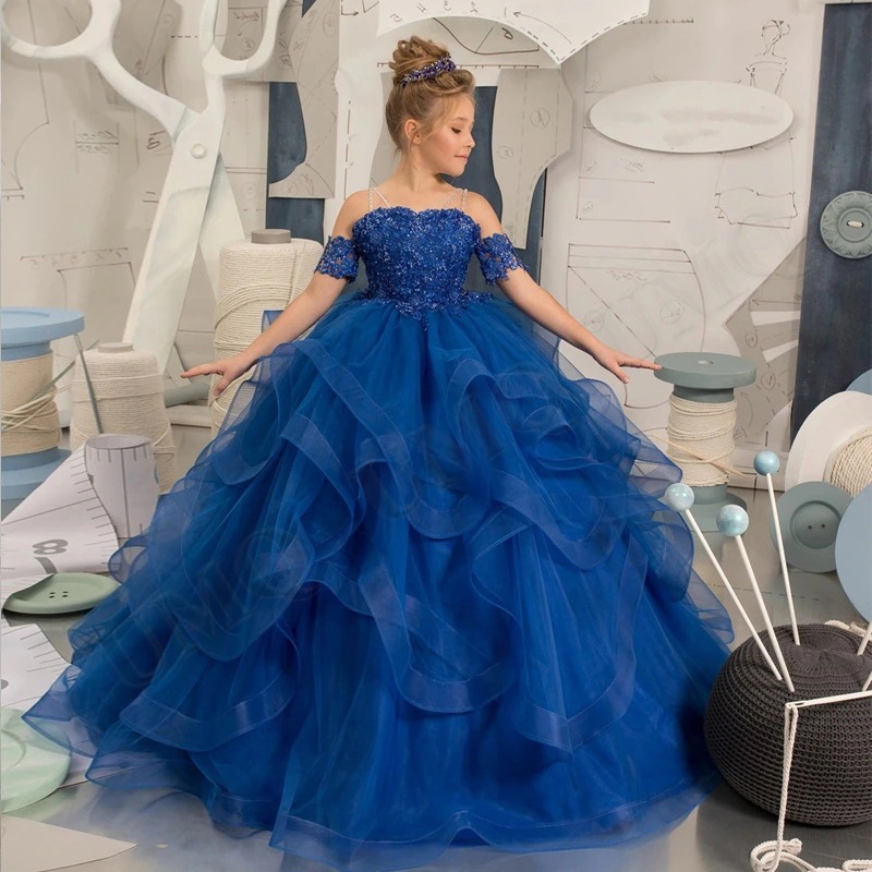 ドレストレーリングチュチュスカートパフォーマンスホスト誕生日ピアノモデル結婚式