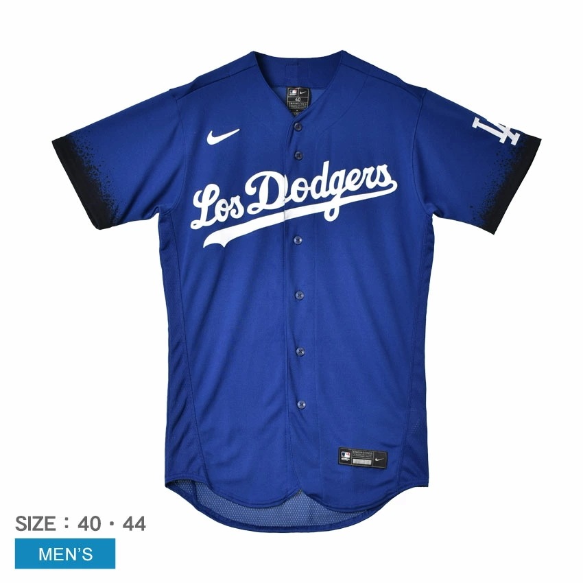 8900-LDCC-LD-ZVC メンズ ロサンゼルスドジャース MLB メジャーリーグ 公式アイテム ベースボールシャツ オーセンティック 野球 ベースボール ZSPO ブルー 青