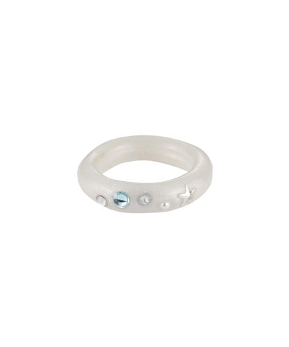 NFF naia ring white ナイアリング ホワイト 韓国アクセサリー 指輪 リング