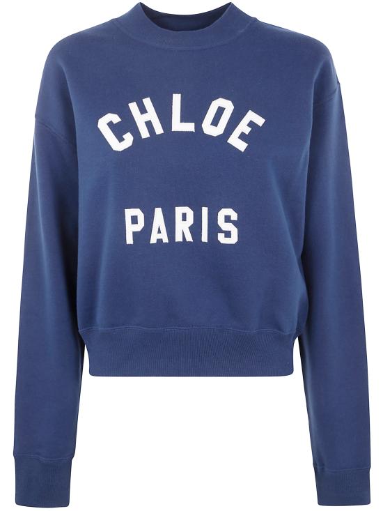 CHLOE Women Tunic Tops CH24AJH12192 097 4C6 CLASSIC NAVY