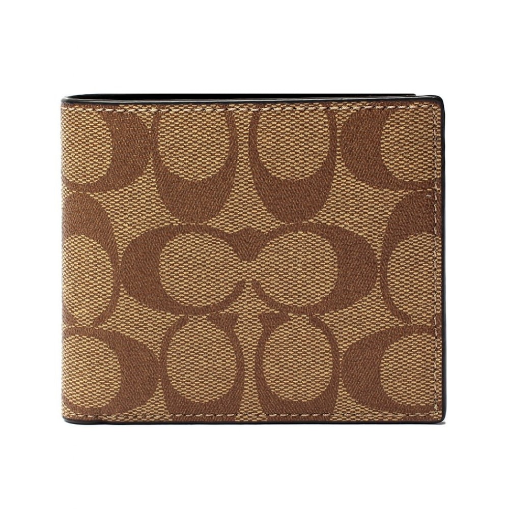 コーチシグネチャー ID ビルフォルダー二つ折り財布 66551 QBTN2