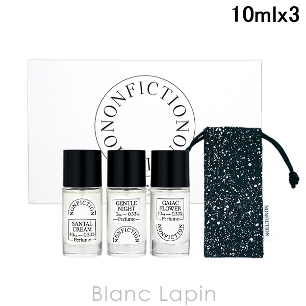 ノンフィクション NONFICTION オードパルファムミニトリオ 10ml x3 フレグランスユニセックス 香水 [837855]