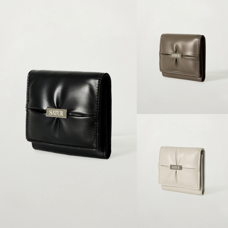 【SATUR】25FW ORTA PADDED WALLET : 3COLORS