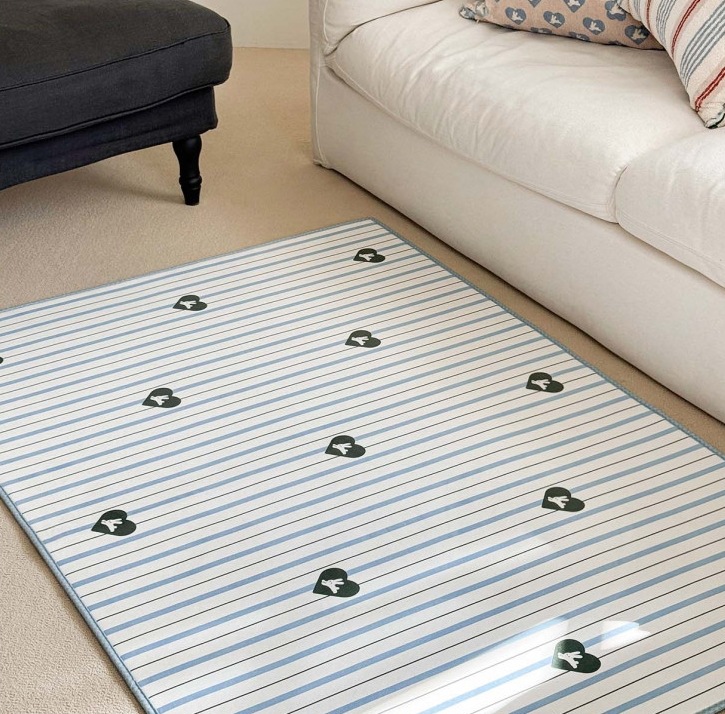 [RUGUM] Billy stripe rubbit SOFTY RUG ラグ 9,071円