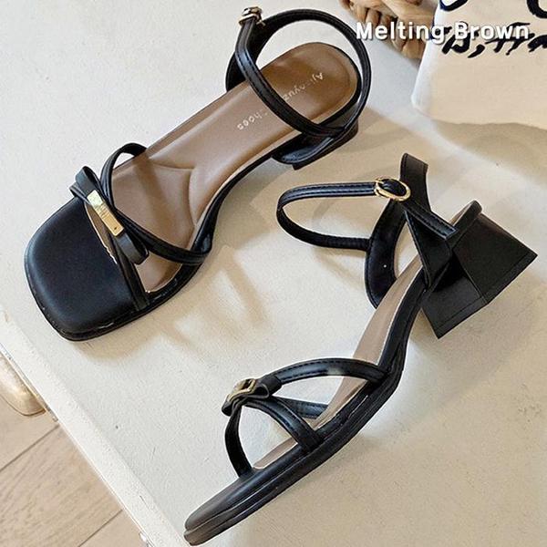 レディース 夏 ストラップ プラットフォーム サンダル J42