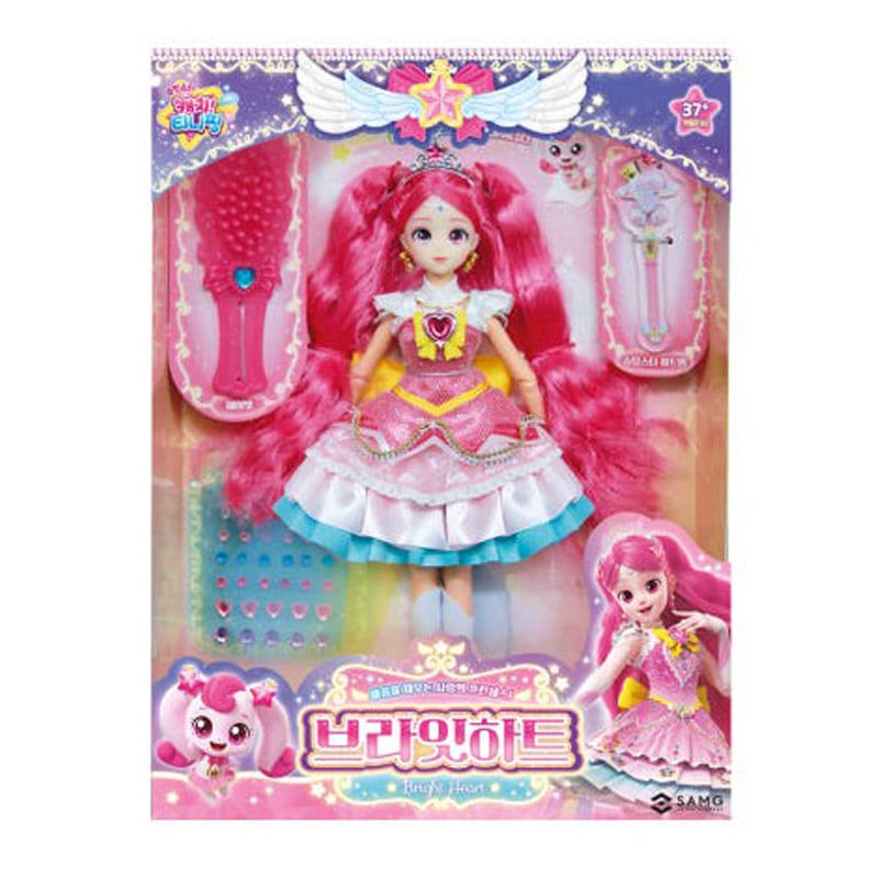 シューティングスター キャッチティニピン プリンセスブライトハート ファッションドール 4歳以上 アクセサリーセット 韓国アニメ 正式ライセンス