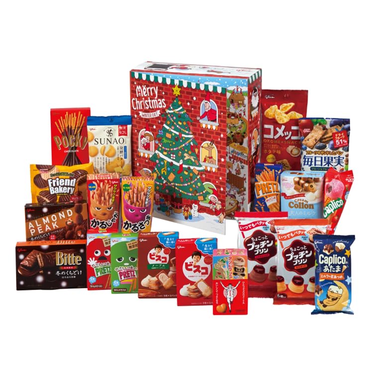 グリコ クリスマスボックス 20品 お菓子 詰め合わせ ギフト クリスマス プレゼント 子供 お菓子セット