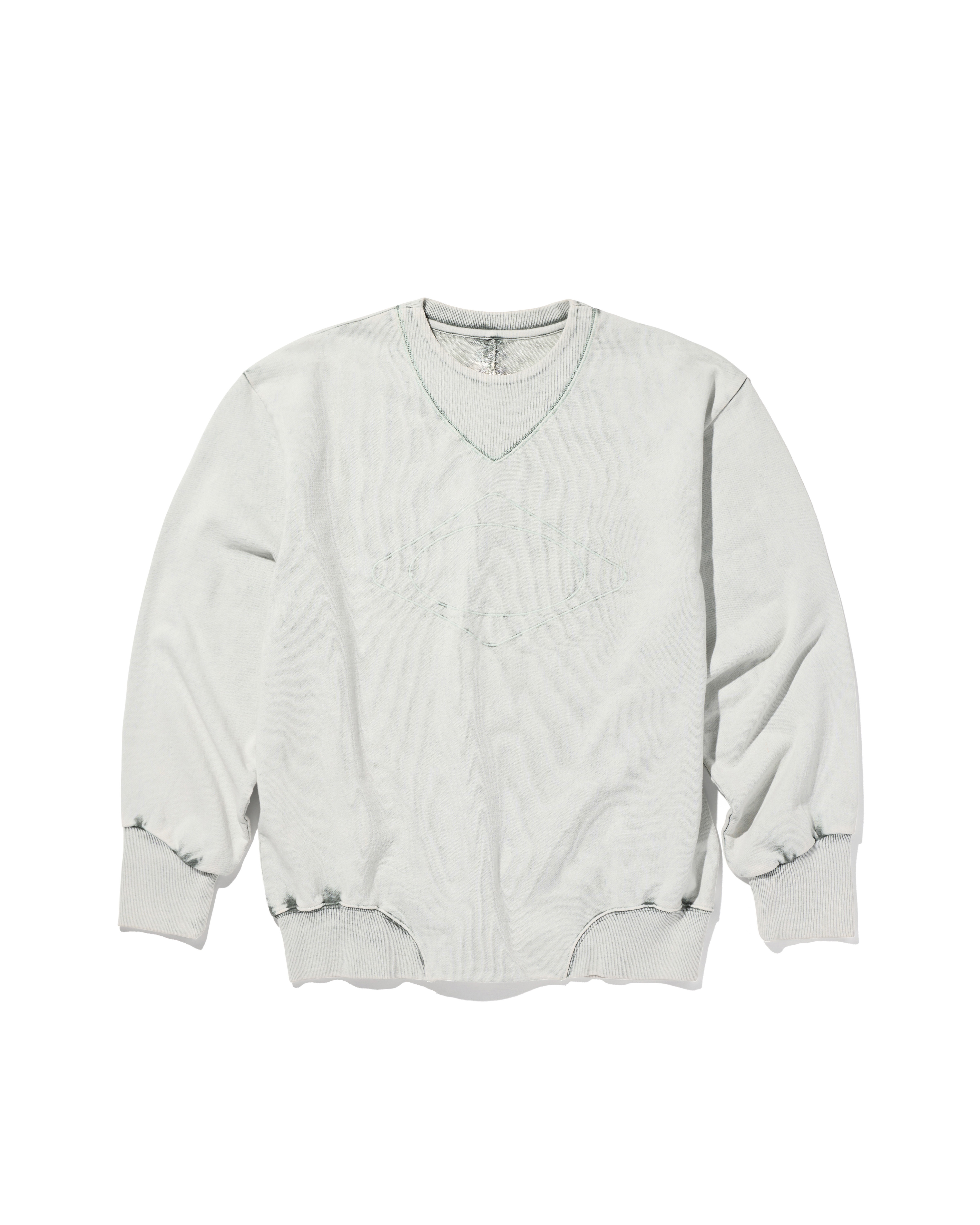 【MISCHIEF】 GAZETTE CREWNECK SWEATSHIRT : BLEACHED KHAKI