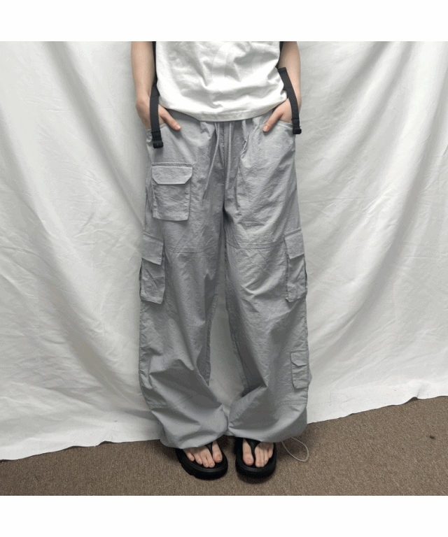 4pocket cargo nylon pants (UNISEX)