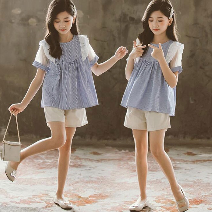 子供服 長袖 半袖 春服 夏服 保育園着　女の子 キッズ まとめ売り 100 Qoo10] 子供服 セットアップ キッズ 女の子 夏