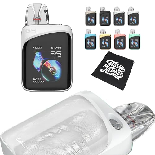 Crystal White【KOKO/G4Pro】ユーウェル Caliburn G4 Pro Koko Pod Kit 2000mAh大容量バッテリー 最大35W出力 GPPカートリッジ互換