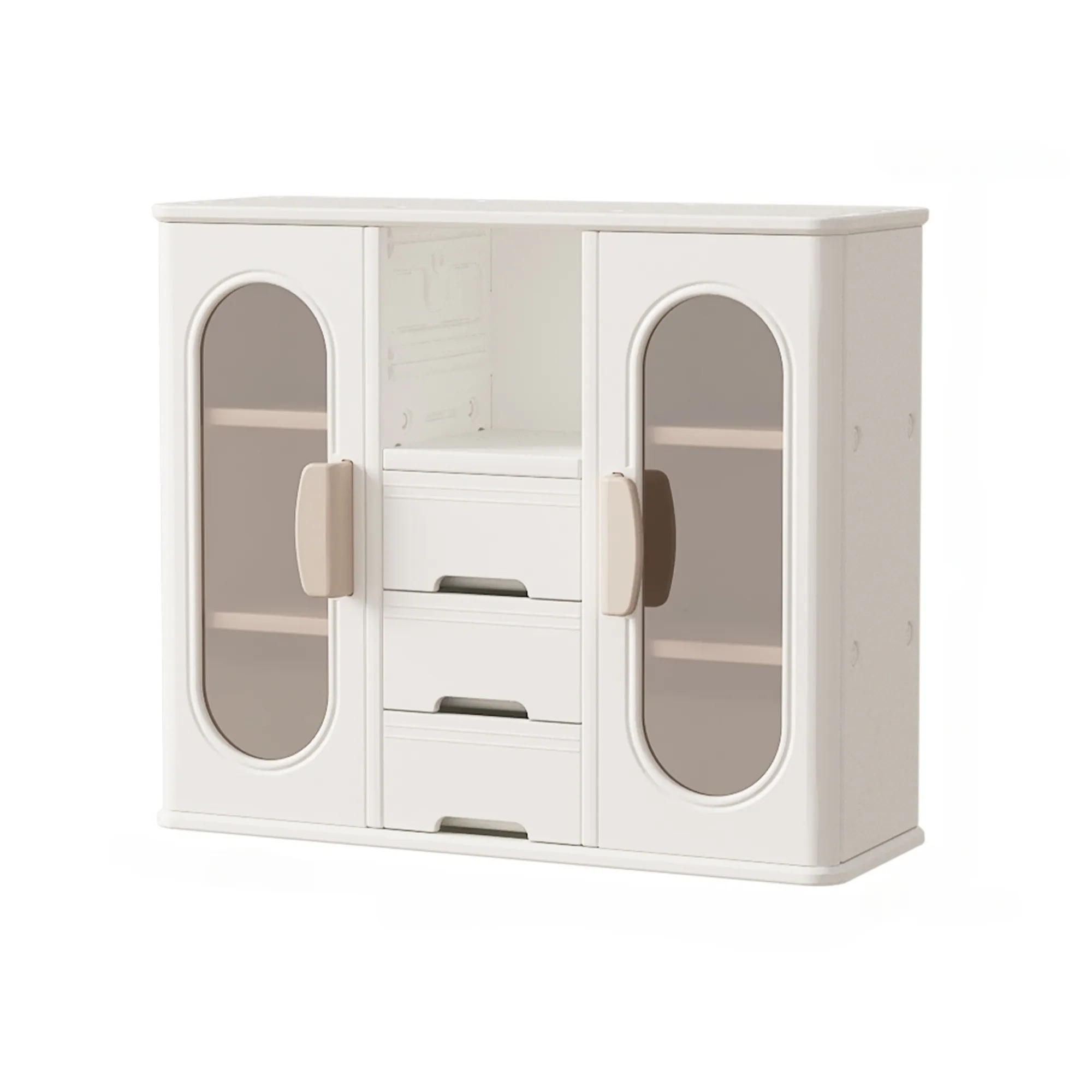 多機能 キッズ用収納キャビネット キッズクローゼット 子供用クローゼット 大容量 整理棚 おもちゃ収納 衣類収納 小物収納 組立式キッズラック 収納ボックス 引き出しや扉付き 簡単組立 おしゃれ117