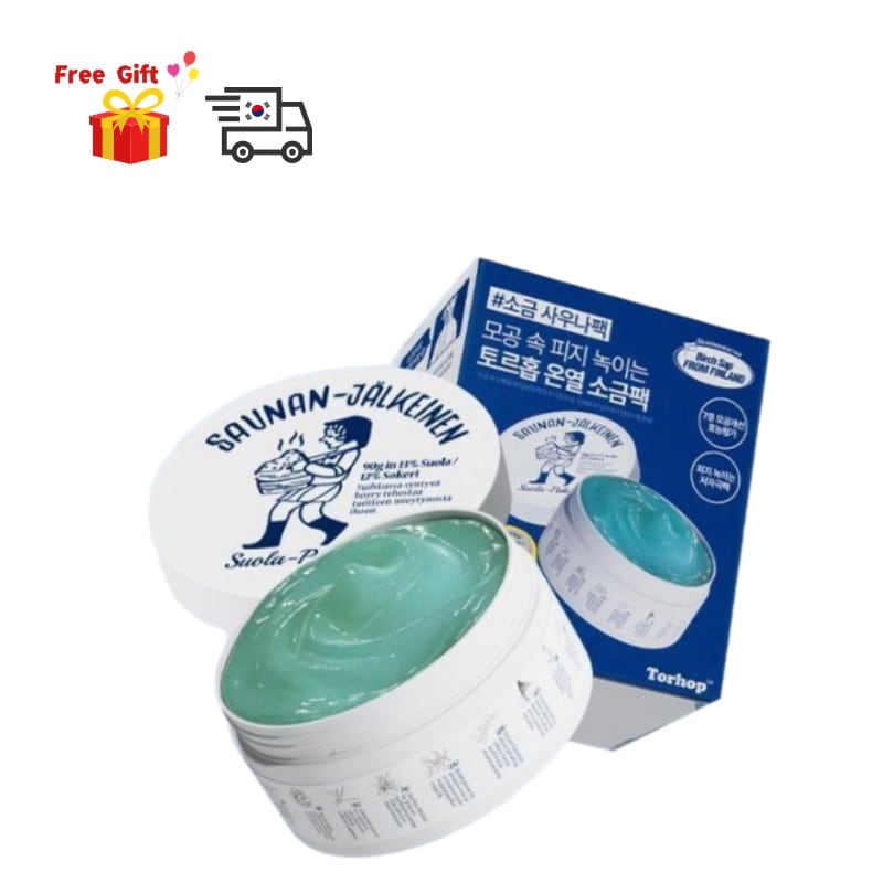 サウナンジアン ソルトマスク 90g フィンランドサウナ式 温熱毛穴マスクパック 4