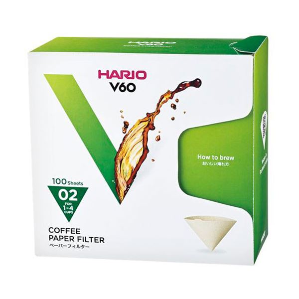 [5セット] HARIO V60用ペーパーフィルターM 1~4杯用 100枚入 VCF-02-100MKX5 4,696円