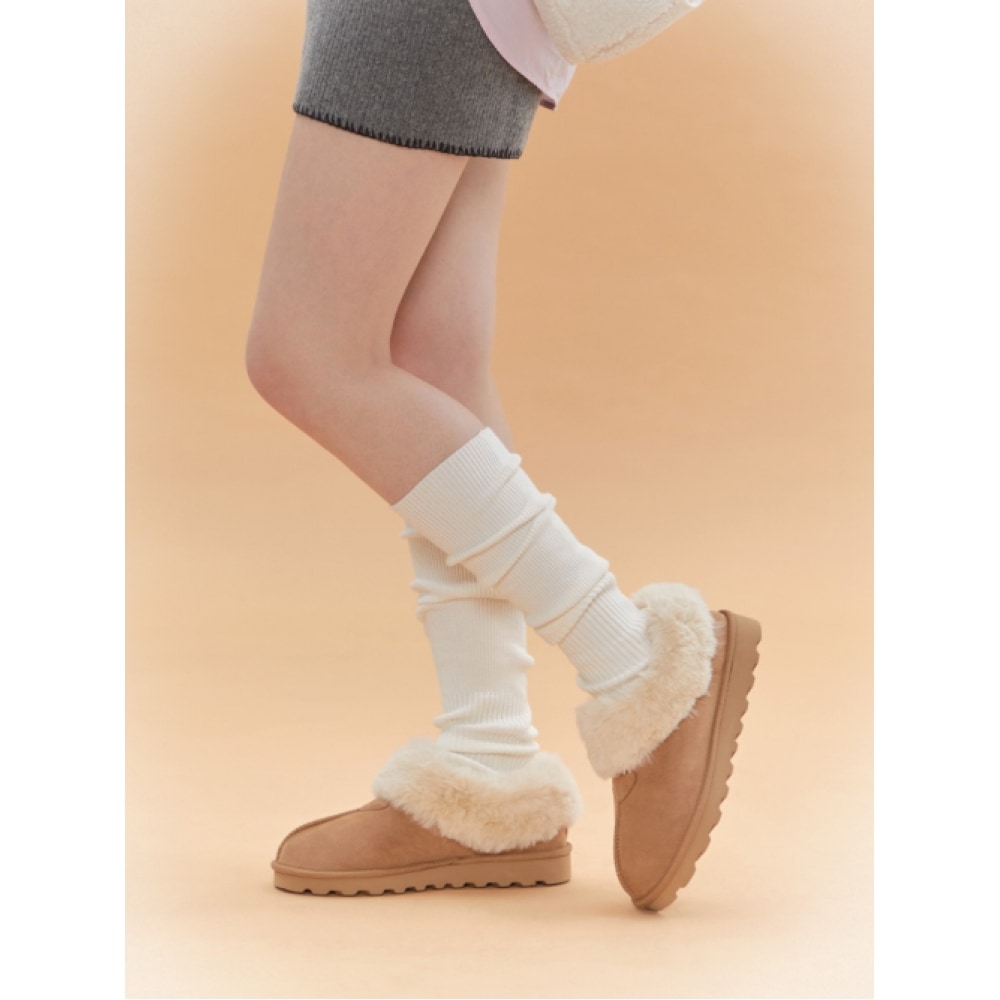 ショップオープンスエードフリーススリッポン HPCV8EFV03