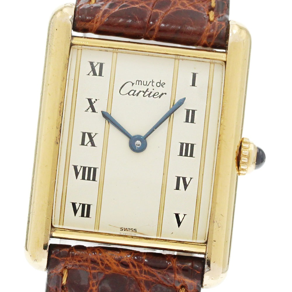 カルティエ CARTIER マストタンクLM クォーツ ボーイズ 箱・保証書付き_866830【中古】 148,150円