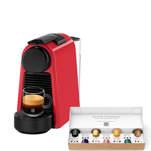 ネスプレッソ カプセル式コーヒーメーカー エッセンサ ミニ ルビーレッド D 水タンク容量0.6L