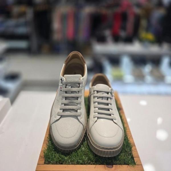 セーブゾーン04 男性用コンフォート超軽量バンド ベーシックスニーカー 3cm アイボリー RLSIFNㅡ (E45336683)