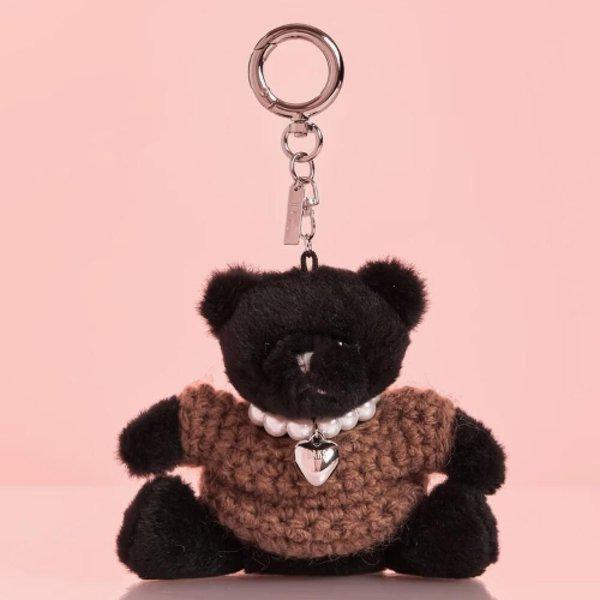 AK Bundang店 クマのキーリング兼チャーム（服の着脱可能）DCHO2F055BK
